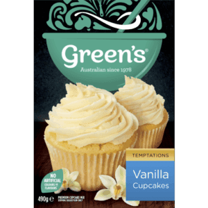 GREENS VANILLA CUPCAKES