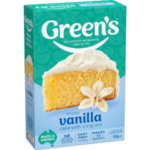 GREENS MOIST VANILLA CAKE MIX