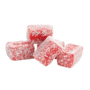 AEGEAN TUB STRAWBERRY COCONUT SLICE