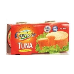 CAPRICCIO TUNA IN OLIVE OIL 160 GRAMS (2 PACK)