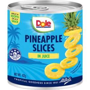 DOLE PINEAPPLE SLICES IN JUICE