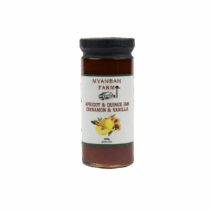 MYANBAH FARM APRICOT QUINCE CINNAMON VANILLA JAM