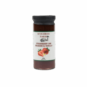 MYANBAH FARM STRAWBERRY RHUBARB VANILLA JAM