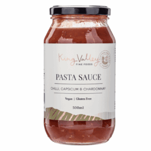 KINGS VALLEY CHILLI, CAPSICUM & CHARDONNAY PASTA SAUCE