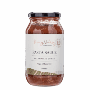KINGS VALLEY GL/FREE VEGAN KALAMATA & SHIRAZ PASTA SAUCE