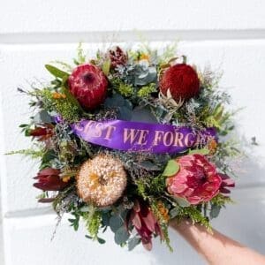 ANZAC WREATH ‘LEST WE FORGET’
