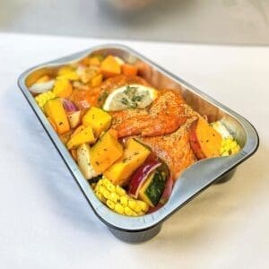 HALF CHICKEN ROAST WITH VEGGIES FAMILY PACK