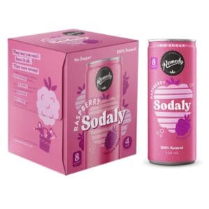 REMEDY SODALY PREBIOTIC RASPBERRY 4 PACK