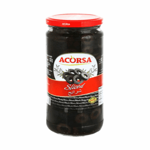 ACORSA SLICED BLACK OLIVES