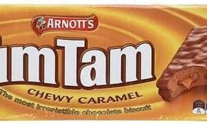 ARNOTTS CHEWY CARAMEL TIM TAM